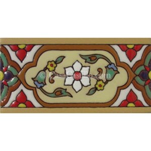 Ceramic High Relief Border  Tiles Handcrafted  - Carpeta -  (you select the size)