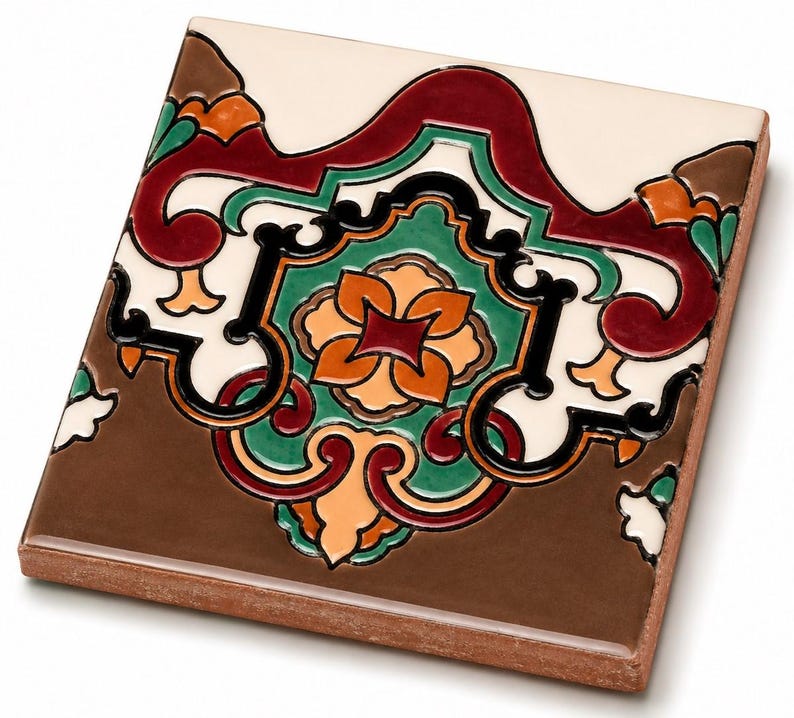 Price per BOX Ceramic High Relief Border Tiles Handcrafted - Sabatine 2 ...