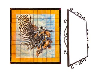 メキシコ タラベラ壁画本部 - Danza Del Apache2 - - Etsy 日本