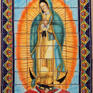 Mural de Talavera Mexicana HQ - Virgen6 -