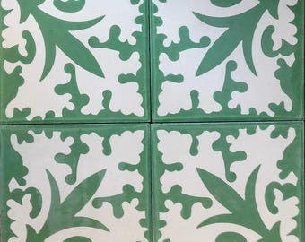 Mexican Ceramic Floor Tile Handcrafted  - Orvieto - 8"x8"