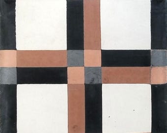 Mexican Mission Cement Tiles Handcrafted 10 sqf - Van Rijn 2 - 8x8"