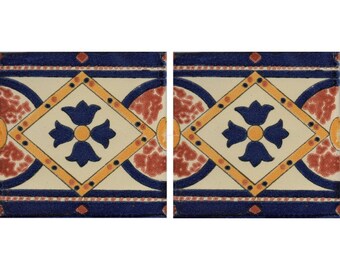 you select the size Mexican Talavera Ceramic Tiles Talavera Handcrafted Dove2