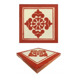 Azulejos de cerámica de Talavera mexicana tradicional hechos a mano - Bandera - (usted selecciona el tamaño)