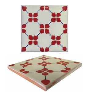 プールタイル メキシコ タラベラ セラミック 耐霜性 手作り 伝統的 - アルバラド - (サイズを選択してください)