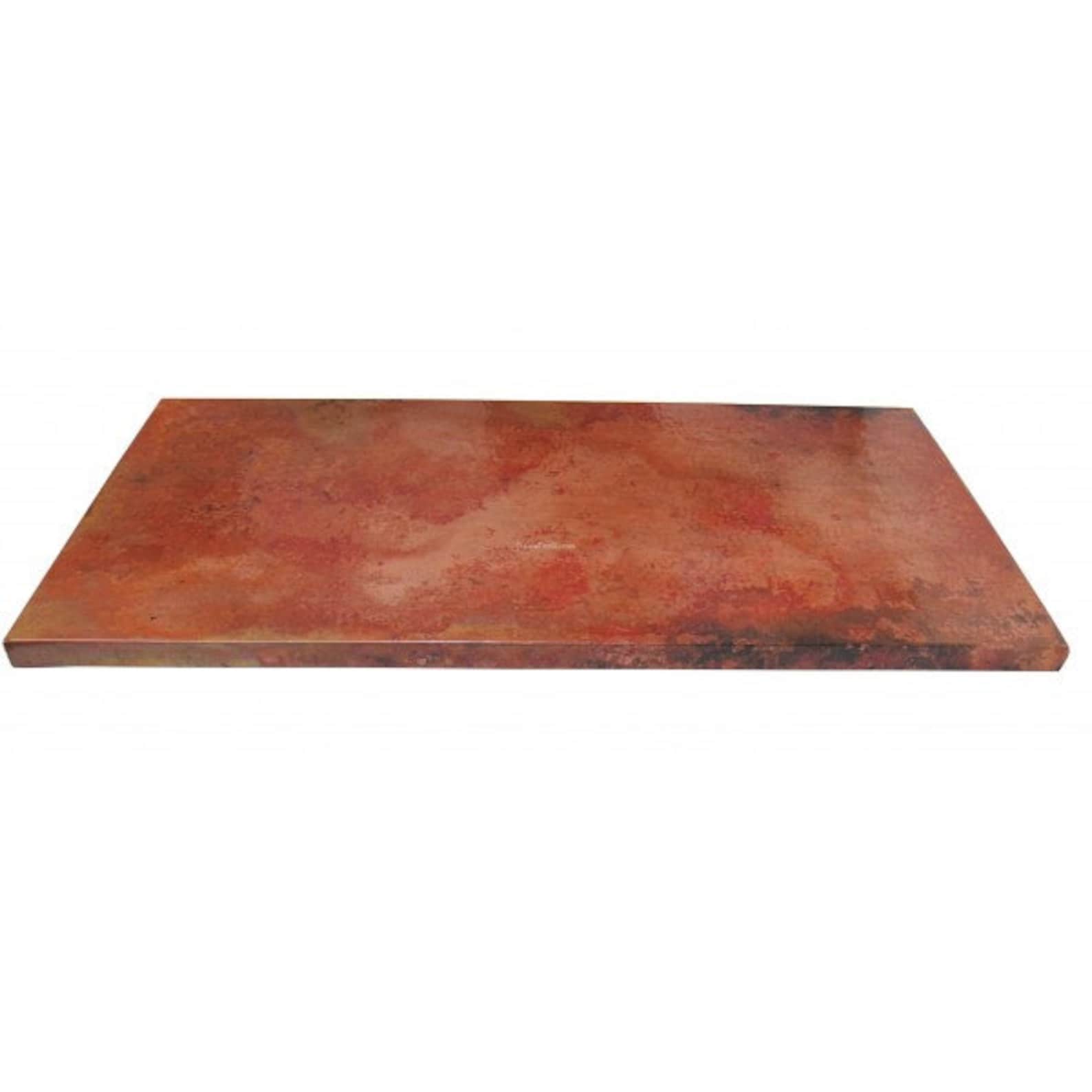 Hammered Copper Table Top Rectangular Etsy