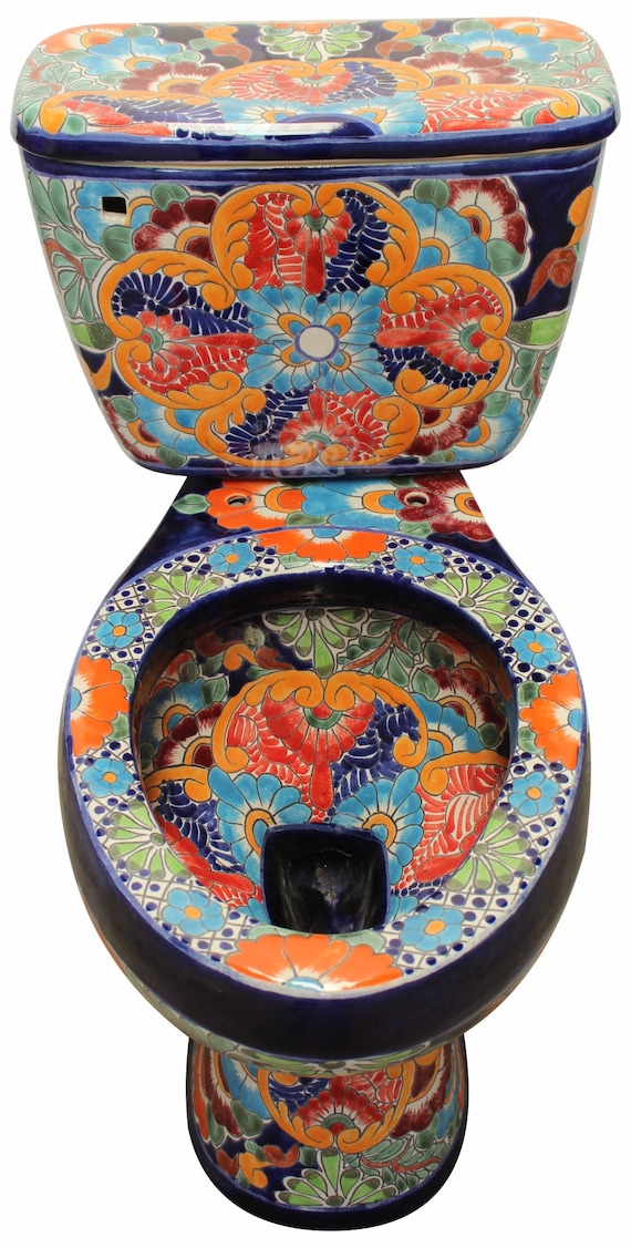 Decorated toilet deals