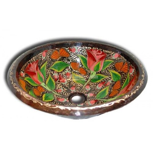 Mexican Talavera Vessel Rectangular Handcrafted Ceramic Sink Etsy