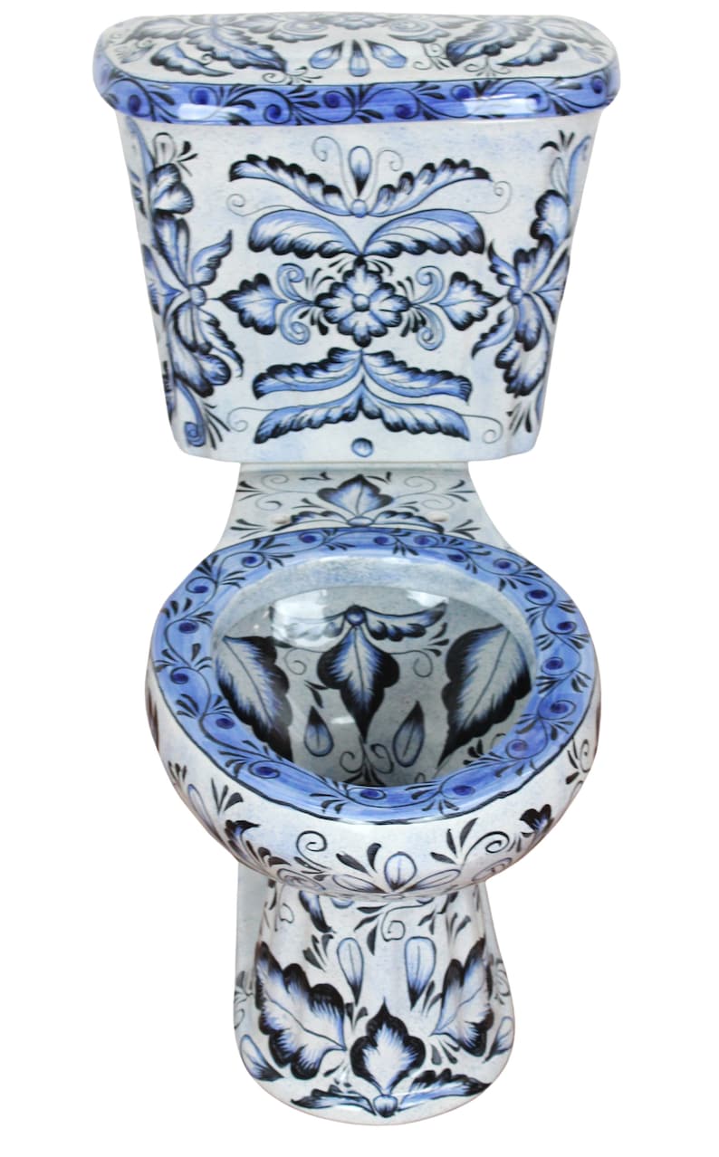 Mexican Roman Style ELONGATED TOILET - Alas de Angel - image 5