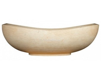 Marble Travertine Bathtub Handcrafted - Victoria -