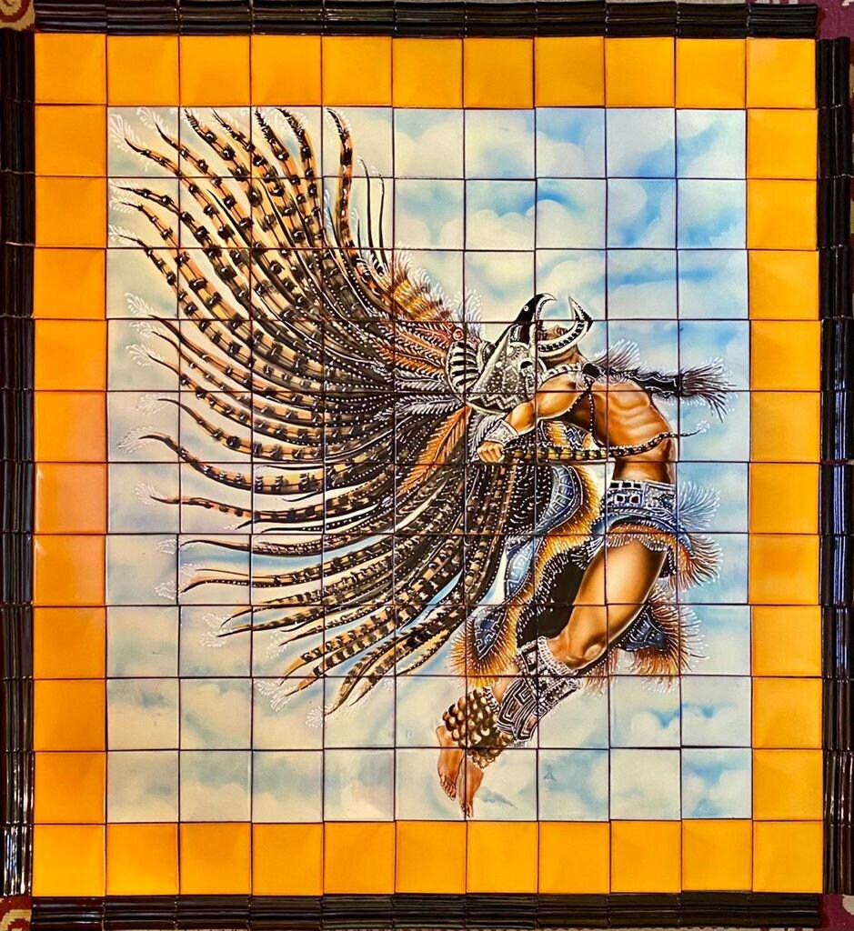 メキシコ タラベラ壁画本部 - Danza Del Apache2 - - Etsy 日本