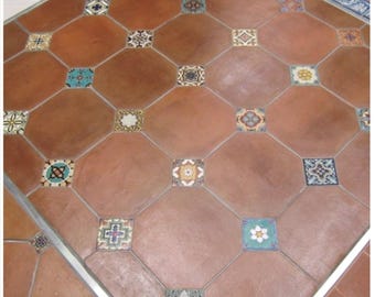 Azulejos octagonales de terracota españoles resistentes a las heladas