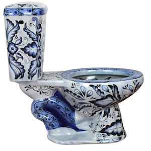 Mexican Roman Style ELONGATED TOILET - Alas de Angel - image 4