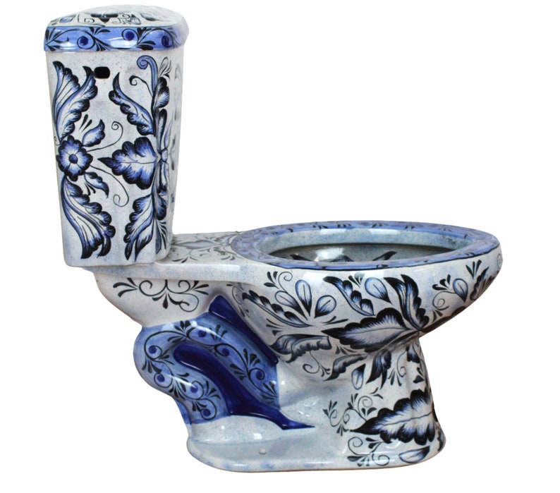 Mexican Roman Style ELONGATED TOILET - Alas de Angel - image 4