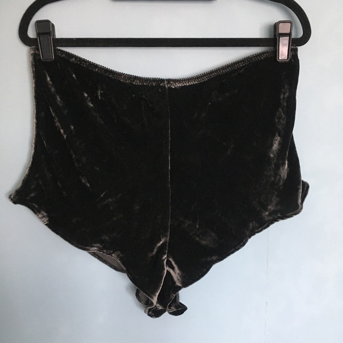 Silk Velvet Skimpy French Knickers Medium Size 14 Lingerie Etsy
