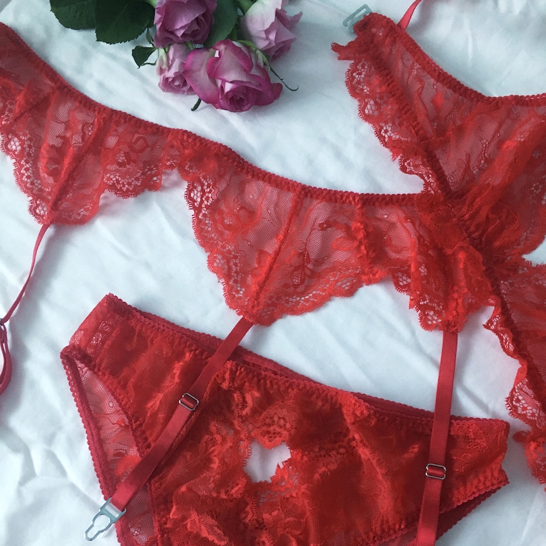 Lace Suspender Belt Sewing Pattern Skimpy Style Garter Belt Etsy