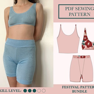 Bralette Sewing Pattern Download for Triangle Soft Bra PDF Lingerie Sewing  Pattern Darted Bralette Pattern UK 6-18 