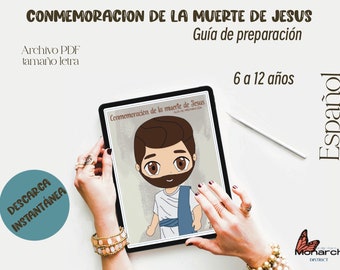 ESPAÑOL Conmemoración 2024 guía de preparación estudio, niños de 6-12 años, libro de actividades para la semana de la conmemoración.