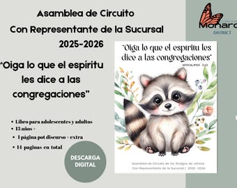Spanish JW Circuit Assembly 2025-2026: Digital Notebook (Digital Download)