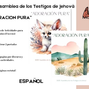 ESPAÑOL 7-12 años libro de actividades Asamblea 2025 Adoración Pura,  Asamblea Regional