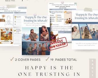 2026 Circuit Assembly Activity Book for Tweens: happy is the one Trusting  (Digital Download)