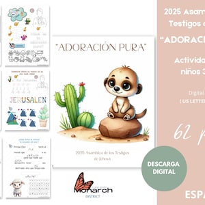 SPANISH JW Convention Activity Book for Kids 3-6 (Digital Download)