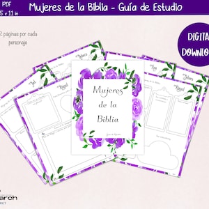 Mujeres de la Biblia Study Guide: Spanish Bible Women (Digital Download)