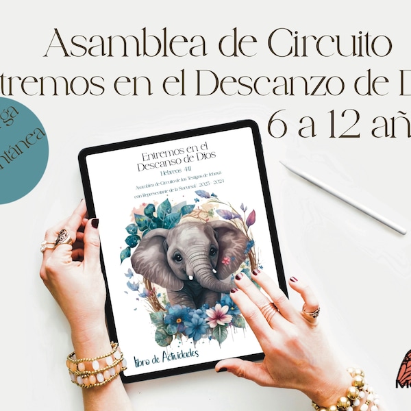 ESPAÑOL Entremos en el descanso de Dios 6-12 libro de actividades Asamblea de circuito con Representante de la sucursal.