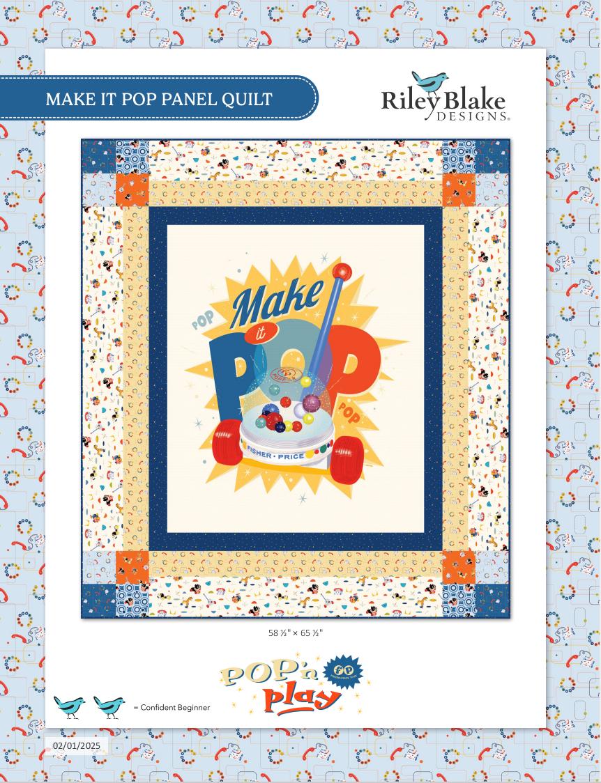 Pop 36 Pop N Play - MAKE IT POP - 36 Inch Panel by Fisher Price and Riley ...