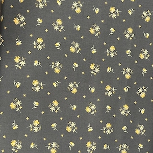 Buttercup Slate Daisy Oh 29153 by Corey Yoder of Coriander Quilts for Moda. SOLD IN 1/2 YARD increments.
