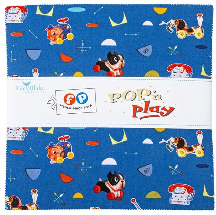 Pop 'n Play 10 Inch Squares 42 Squares of Riley Blake's