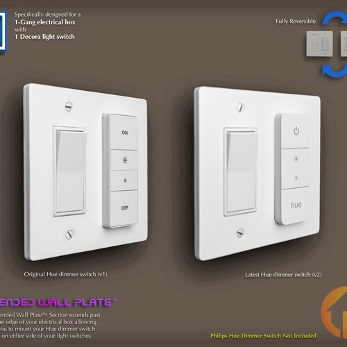 Aarzelen Vertolking Gangster Philips Hue Dimmer Switch WALL PLATE 3d-printed Single Gang - Etsy