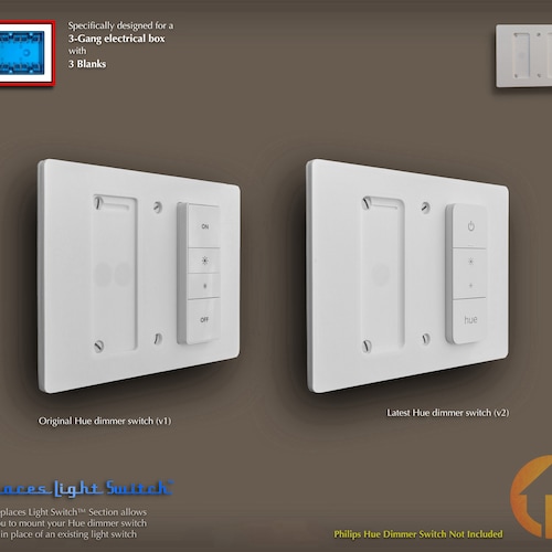 Philips Hue Wall Switch Dimmer Decora Style Adapter Etsy
