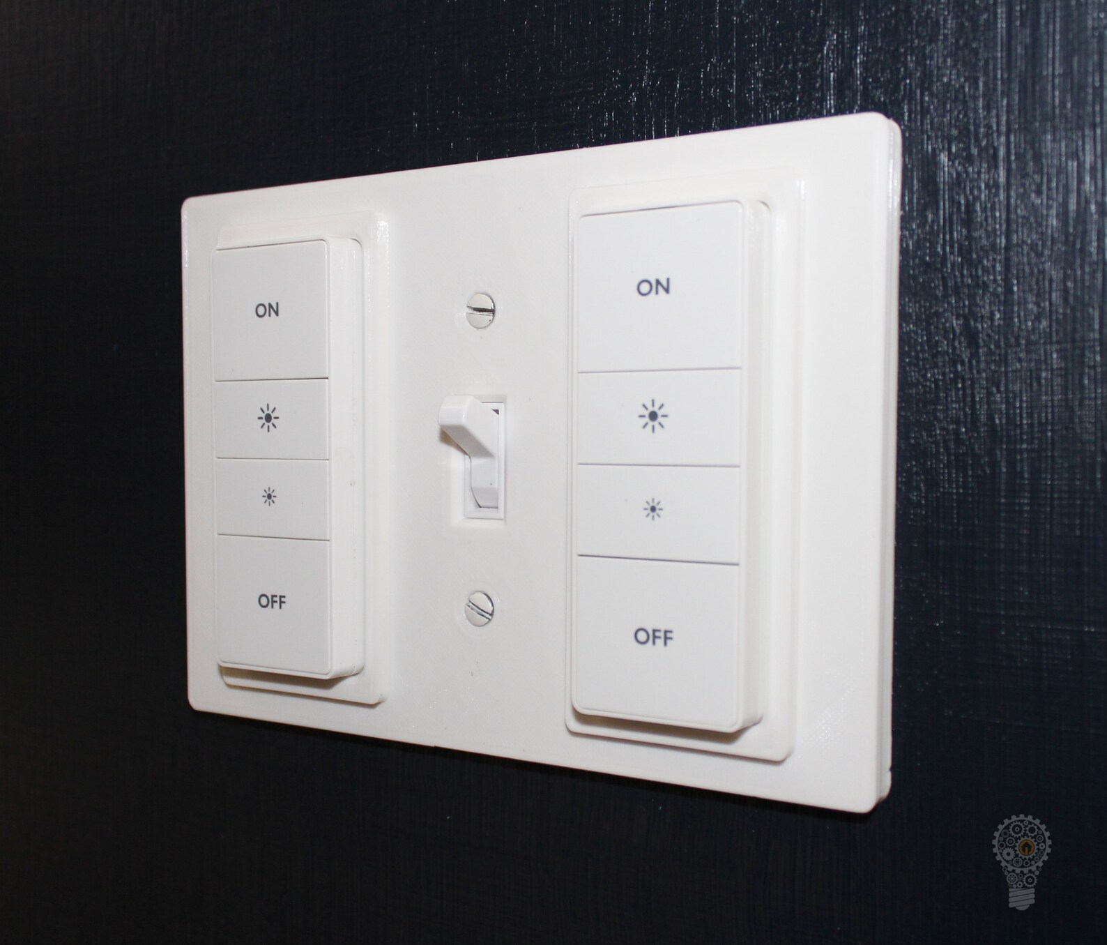 Philips Hue Dimmer Switch 3DPrinted Triple Gang Toggle Etsy
