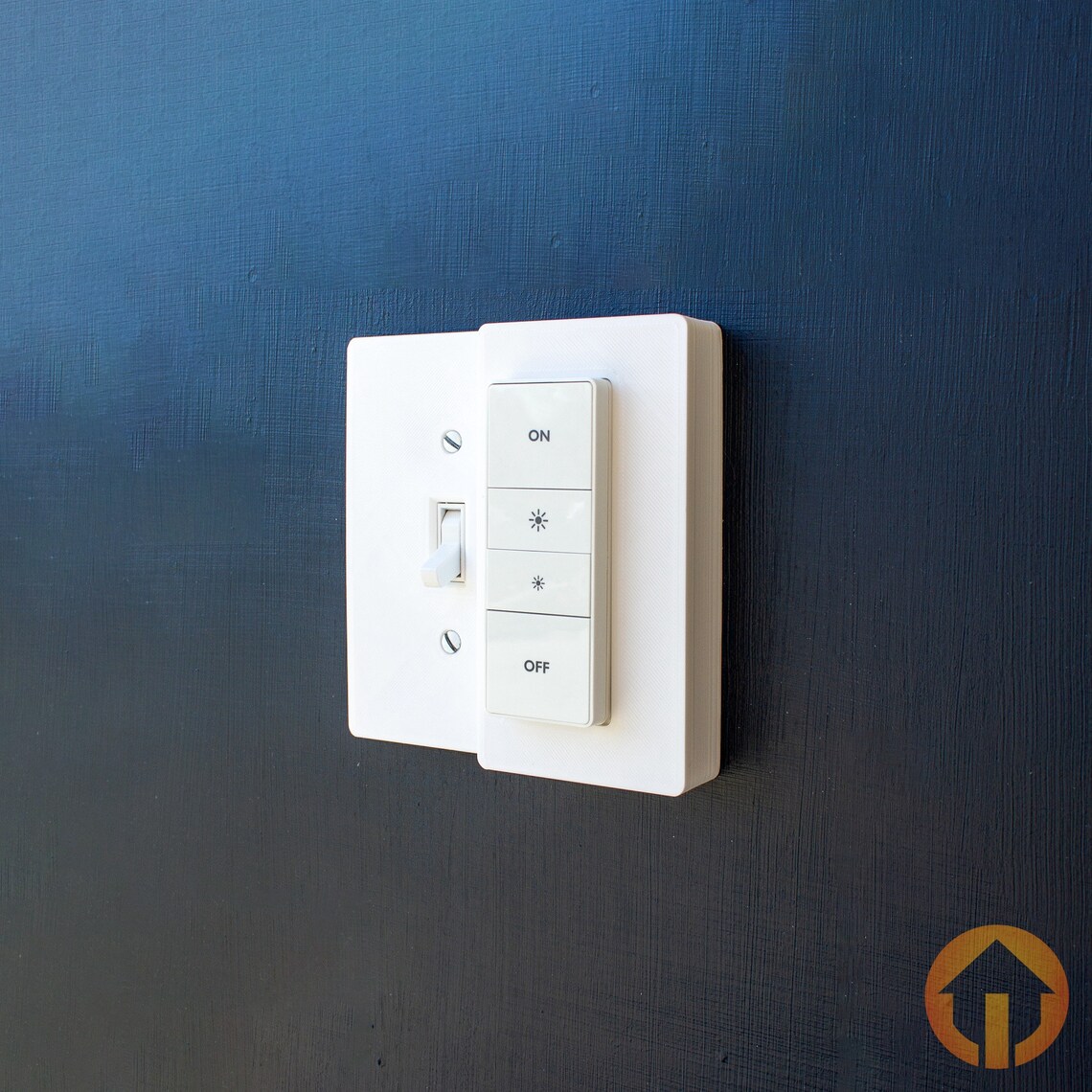 Philips Hue Dimmer Switch WALL PLATE 3dprinted Double Gang Etsy
