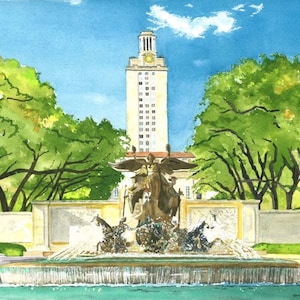 University of Texas - Tower Print