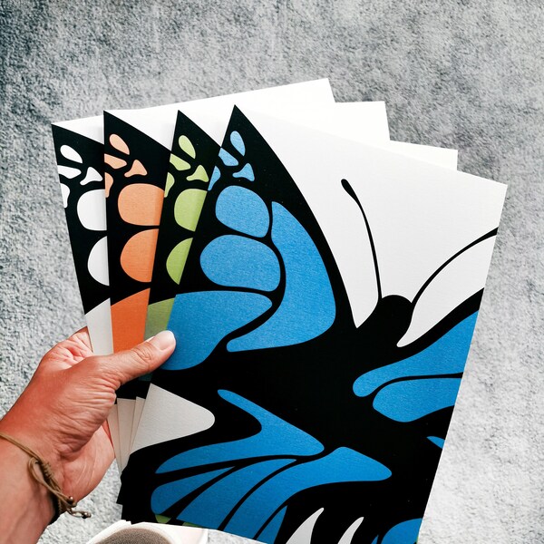 KUNSTDRUCK - Butterfly Effect Series Print DIN A4 on High Quality Paper *Limited*