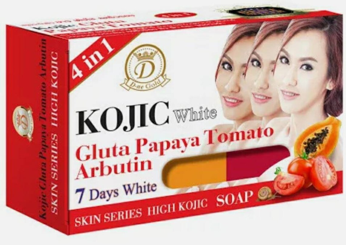 Kojic White Gluta PAPAYA Tomato Arbutin 7days Whitening Soap. Etsy