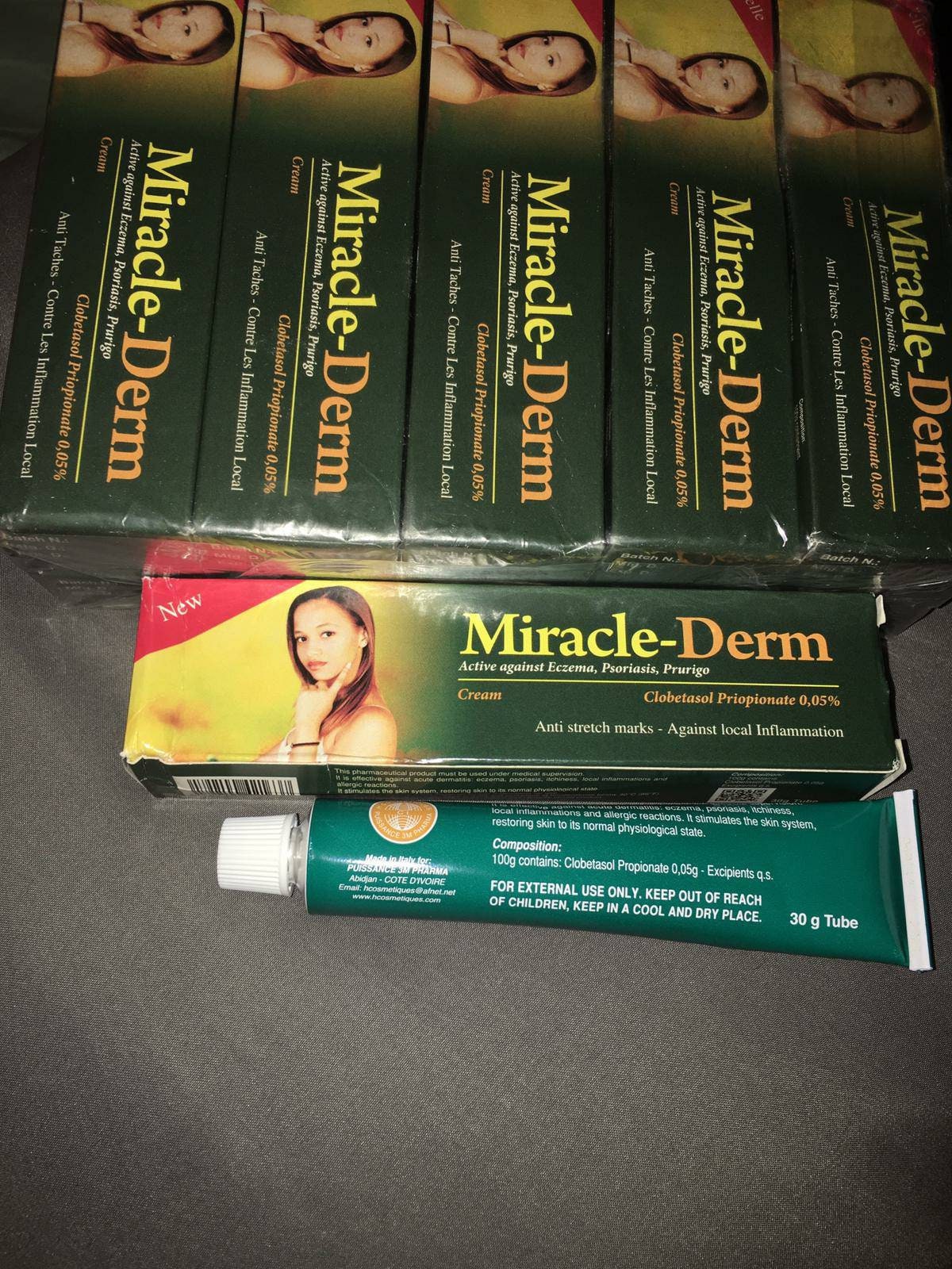Miracle Derm Tube Cream For Stretch Marks Dark Spots And All Etsy