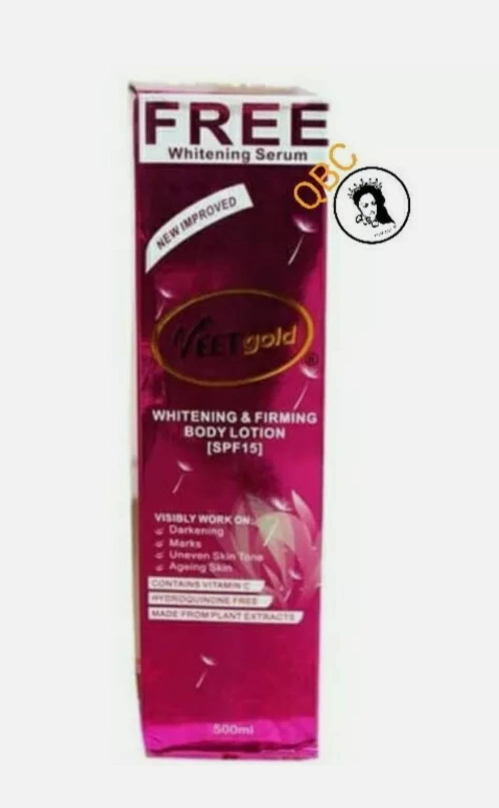 Veet gold Whitening and firming body lotion 500ml plus free Etsy