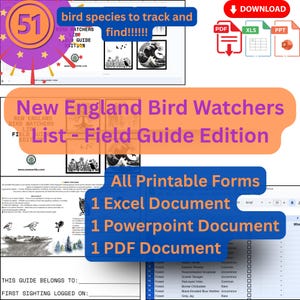 Lista de observadores de aves de Nueva Inglaterra – Edición de guía de campo