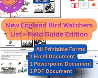 New England Bird Watchers List – Field Guide Edition