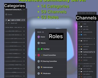 Serveur Discord de communauté avancé - anglais