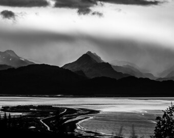 Mountains | Alaska | Homer Overlook | Digital Image | wall art | Zoom/Google Meets/Teams Background