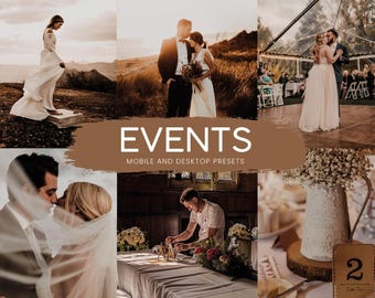 5 Event Photography Lightroom Presets for Mobile and Desktop | Nice Contrast | Enhanced Color | Better Details | For all memories
