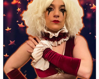 Velvet Circus Collar and Cuff set