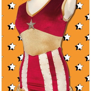 Maillot Strong Gal Circus con pedrería