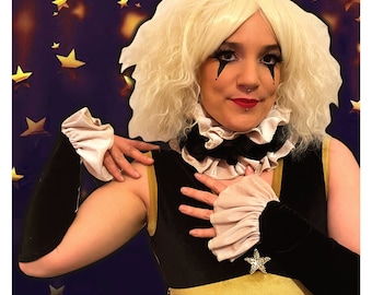Monochrome Circus Collar and Cuff set