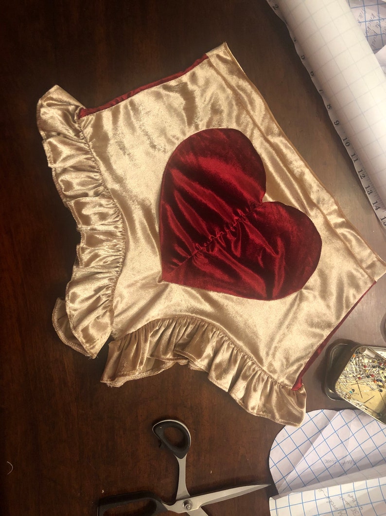 Love Bum Velvet Knickers Etsy
