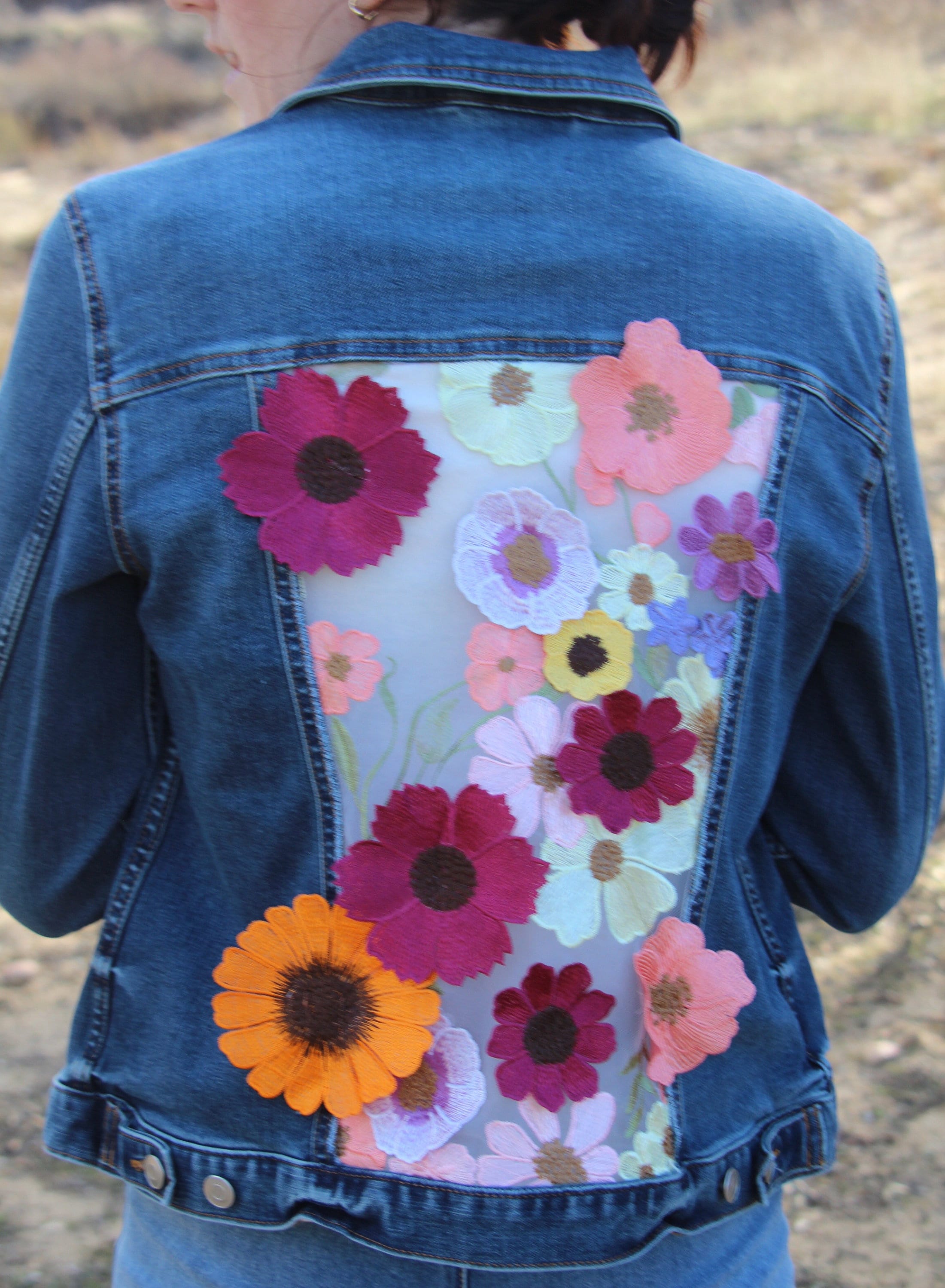 Colored 3d Embroidery Peony Flower Applique, Multi-layer Iron Patch Sew On  Patches For Jackets Backpacks T-shirt Jeans Skirt Vests Scarf Hat Clothes D